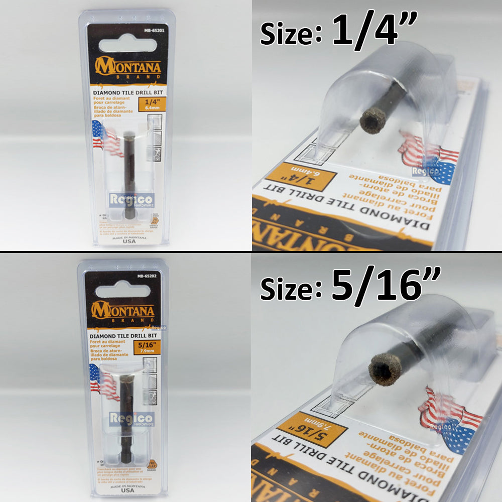 Montana Diamond Tile Marble Ceramic Glass Hole Saw Drill Bit
