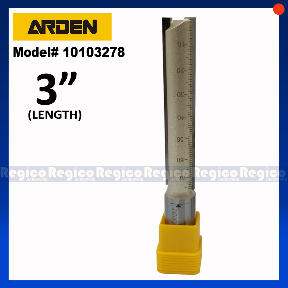 ARDEN 2 Flute 1/2 Shank Imperial LS Long Series Straight Router Bit #0103