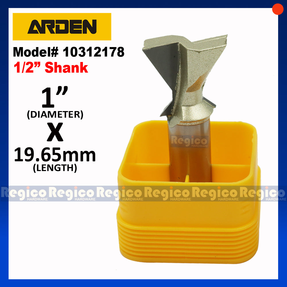 ARDEN 60 Degree Chamfer Chamfering Router Bit for Woodworking #0312