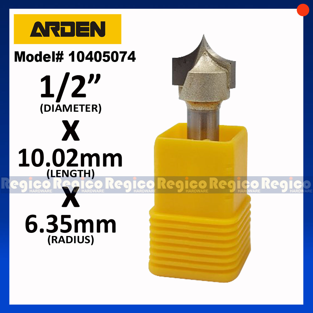 ARDEN 1/4 Shank Open Sharp Beak Carving Knife Router Bit for Woodworking #405
