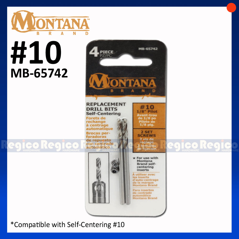 Montana Replacement Self-Centering Drill Bits