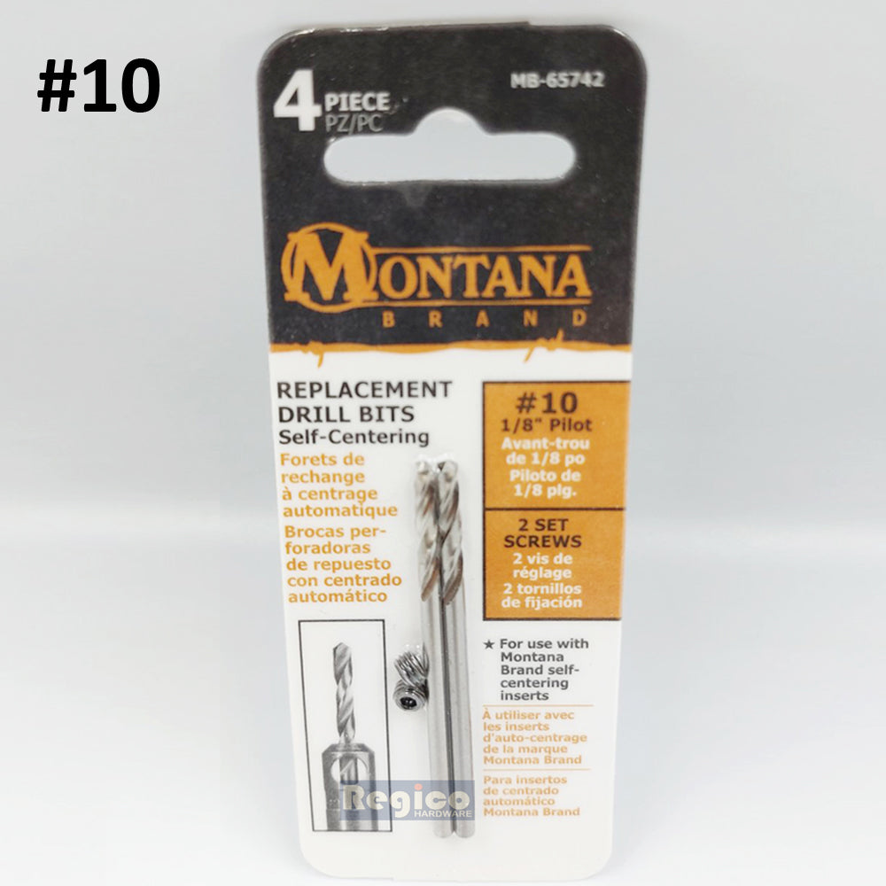 Montana Replacement Self-Centering Drill Bits