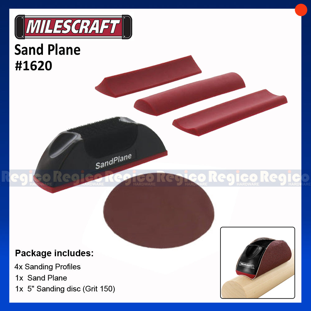 Milescraft Sand Plane for Sanding Discs and Sanding Sheets (1620)