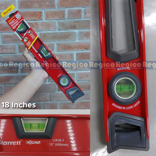 Starrett 24 inches Aluminum 1-Beam Magnetic Level KLIX24 KLIX18