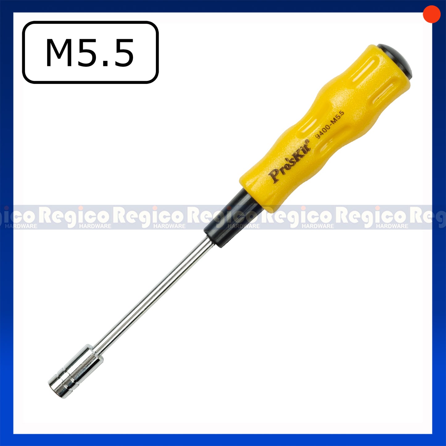 Proskit Hex Nut Drivers M3.5 M4 M4.5 M5 M5.5 M6 Electronic 3.0-6.0 Size Precision Hex Screwdriver Hand Tools