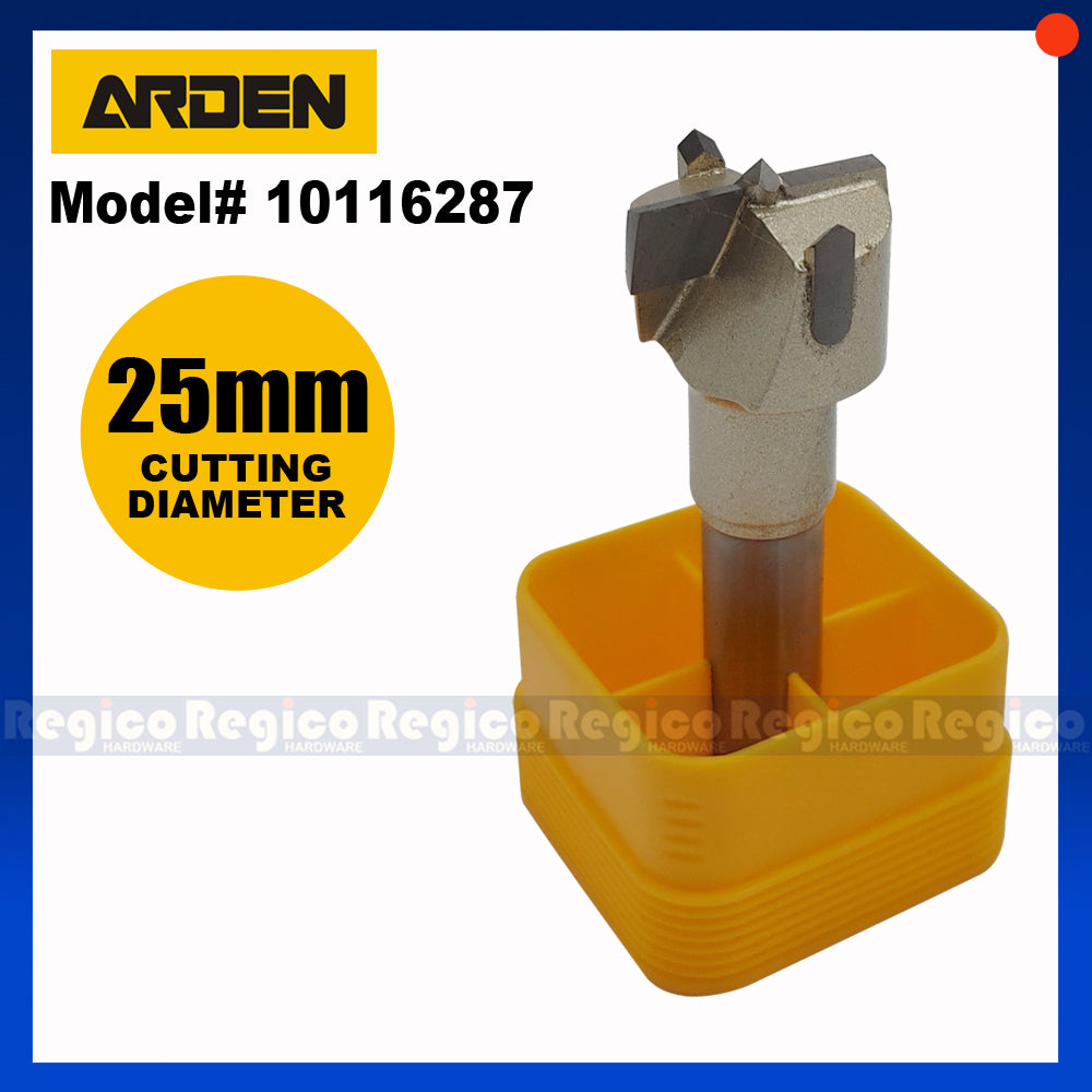 Arden 12mm Shank Forstner Drill Bit for Woodworking 20mm 25mm 30mm 35mm #0116