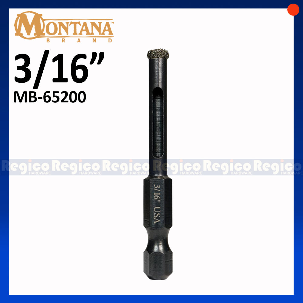 Montana Diamond Tile Marble Ceramic Glass Hole Saw Drill Bit