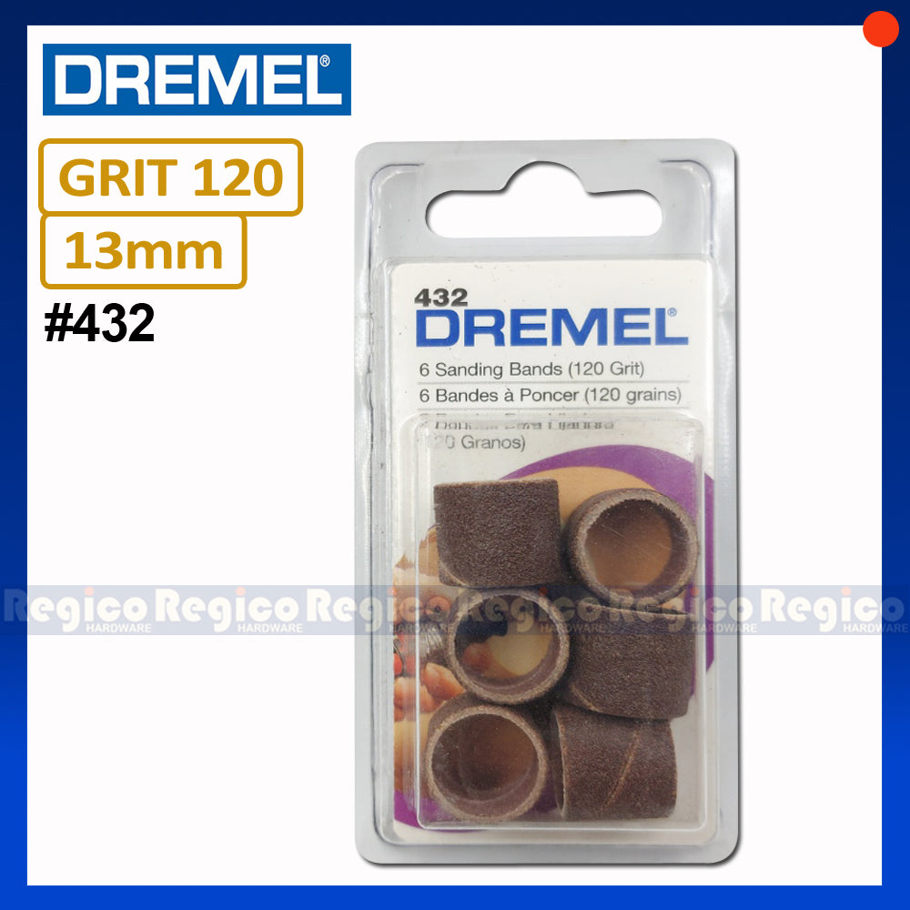 Dremel Sanding Band 408 431 432 438 446 Grit 60 120 240 Dremel Accessories