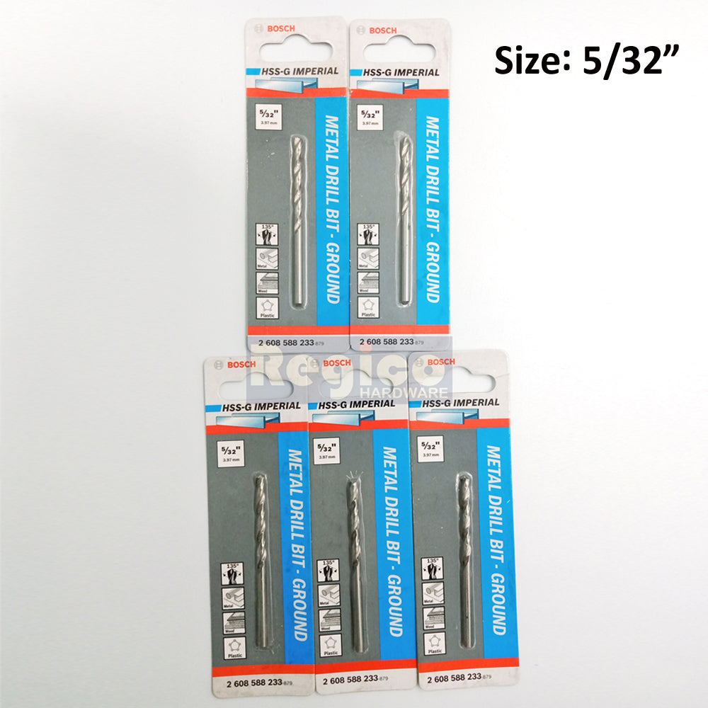 Bosch HSS-G Metal Drill Bit (5 pcs) Bosch Accessories