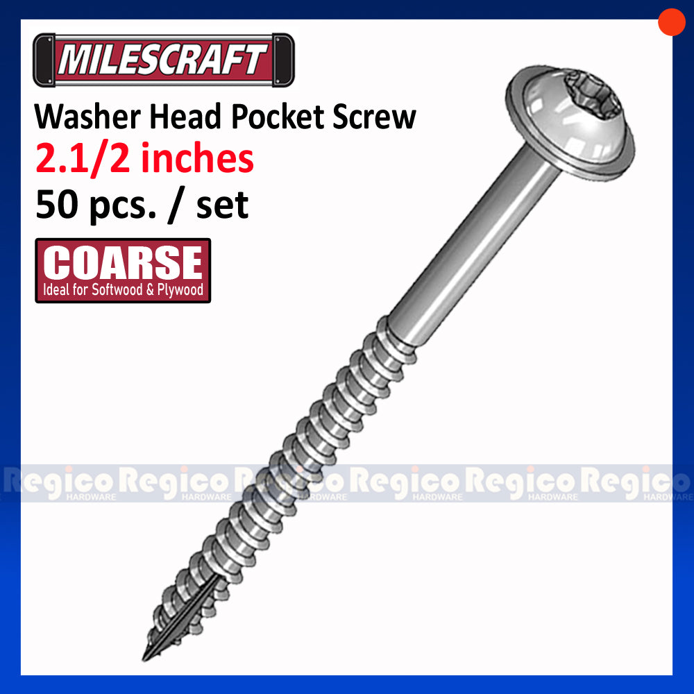Milescraft Washer Head Pocket Hole Pocket Screw