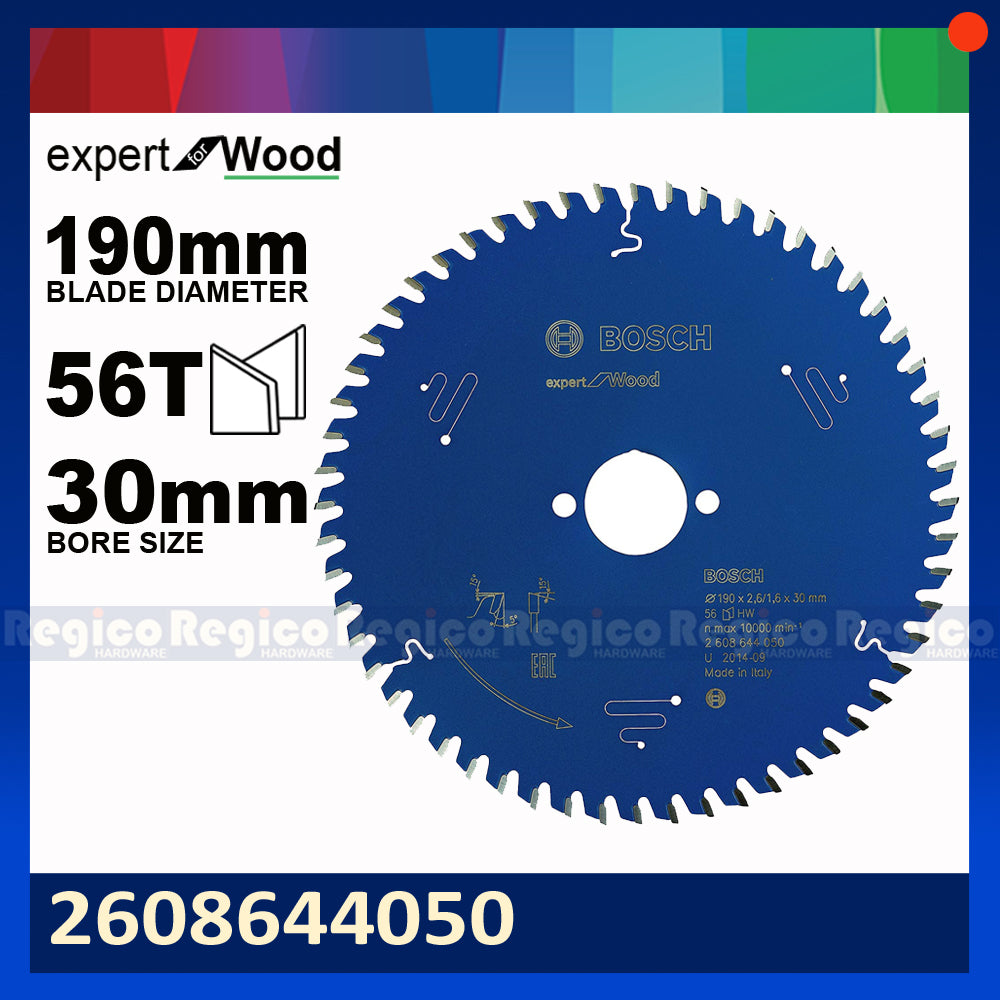 BOSCH 190mm 7 1/4 inches 24T 40T 56T Expert for wood Circular Saw Blade #44047 Bosch Acc