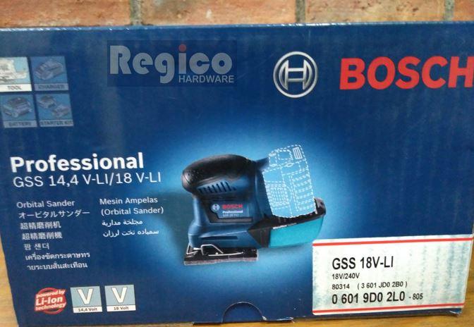 BOSCH GSS 18v-li UNIT ONLY Cordless Orbital Palm Sander Original Genuine Bosch Cordless Tools