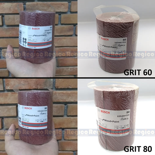 BOSCH Sanding Roll 115mm x 5mts