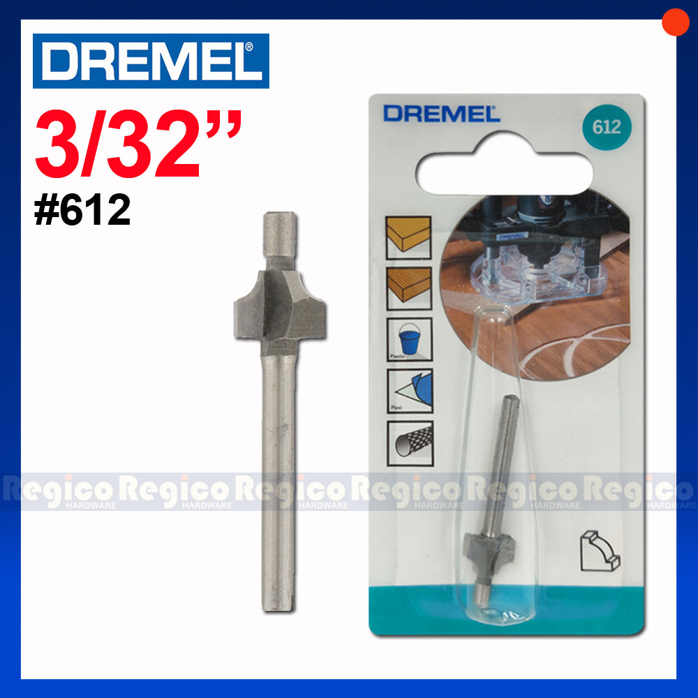 Dremel Pilot Beading Round Over Bit 612 615 Dremel Accessories