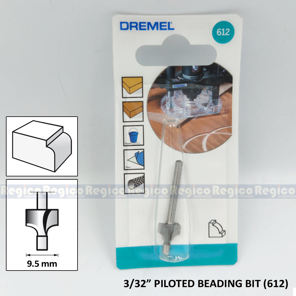Dremel Pilot Beading Round Over Bit 612 615 Dremel Accessories