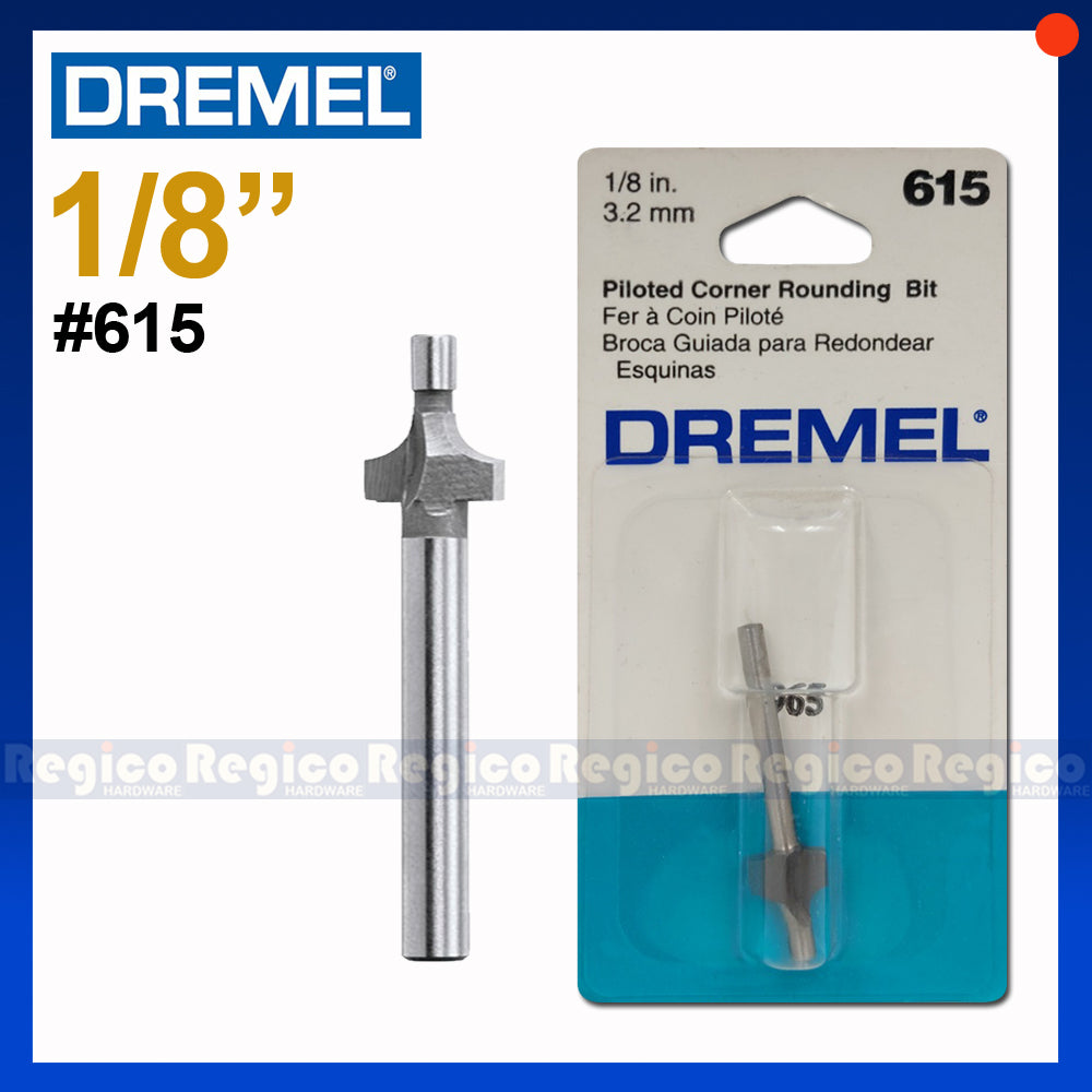 Dremel Pilot Beading Round Over Bit 612 615 Dremel Accessories