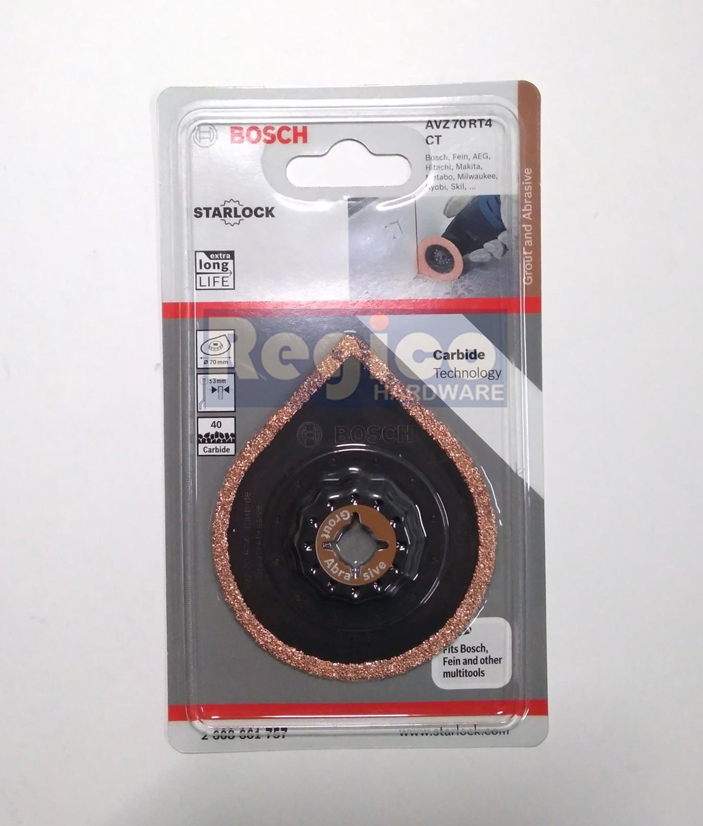 BOSCH RIFF Segment Sawblade 70mm AVZ 70 RT4 for Oscillating Multi Tool Multitool Bosch Accessories