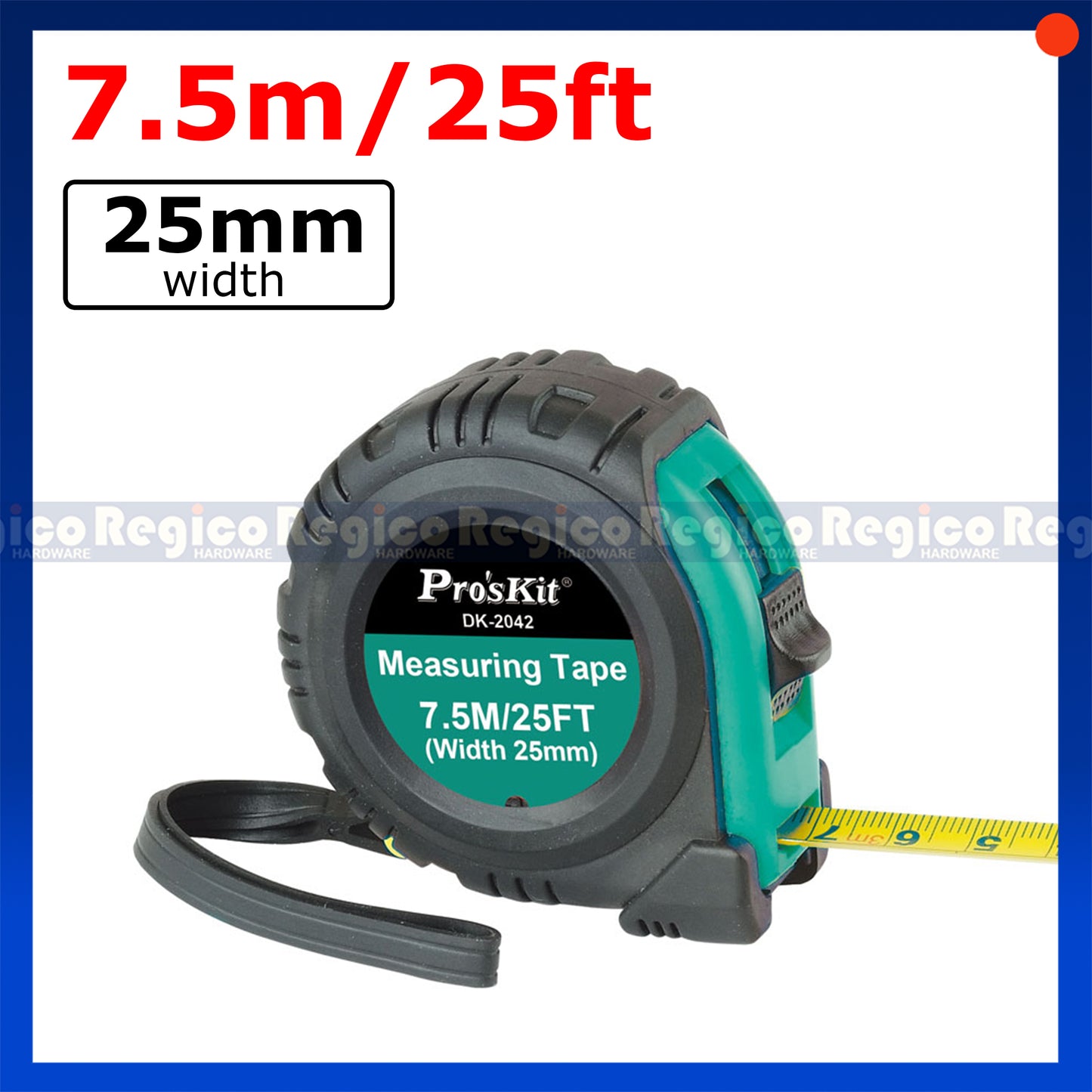 Proskit Tape Measure mm inches 3m 5m 7.5m DK-2060 DK-2041 DK-2042