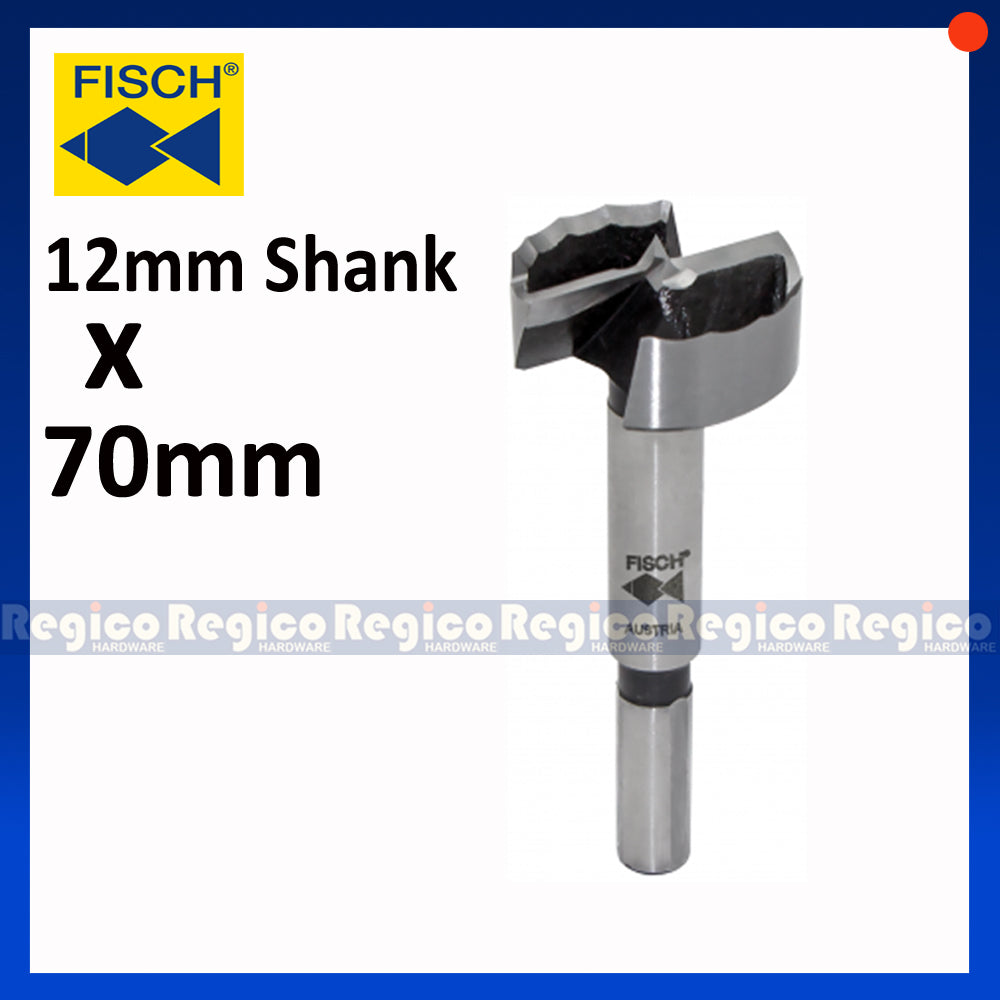 Fisch Tools Large sizes Forstner Wave Cutter Wood Bit 50mm 60mm 68mm 70mm