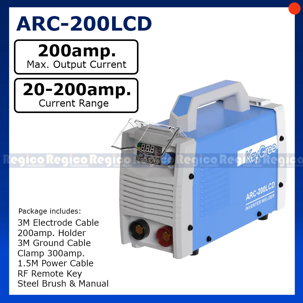 KeyGree ARC Welding Machine Single 1 Phase 220V x 60Hz ARC-220 ARC-200LCD ARCPRO-250S