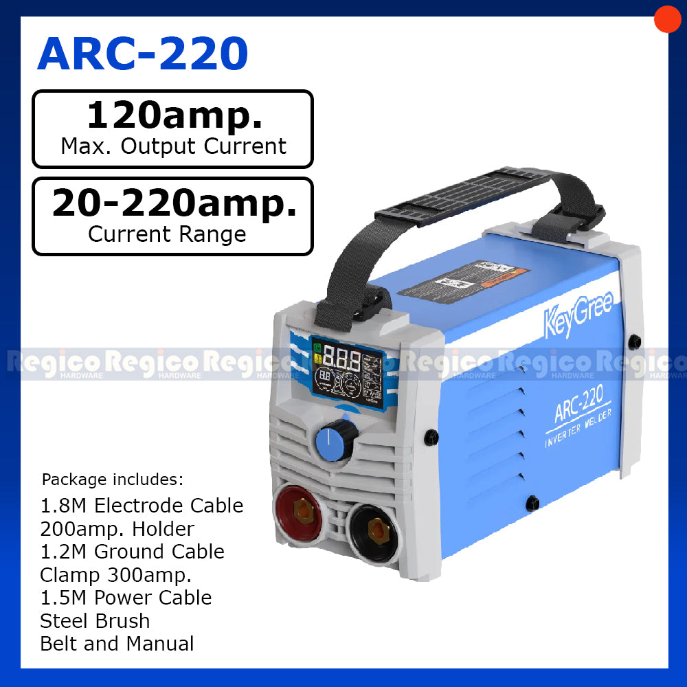 KeyGree ARC Welding Machine Single 1 Phase 220V x 60Hz ARC-220 ARC-200LCD ARCPRO-250S