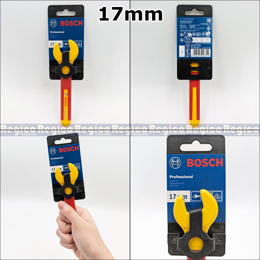BOSCH VDE Open End Wrench 13mm | Insulated Spanner 1000V | Electrical Electrician Bosch Hand Tools
