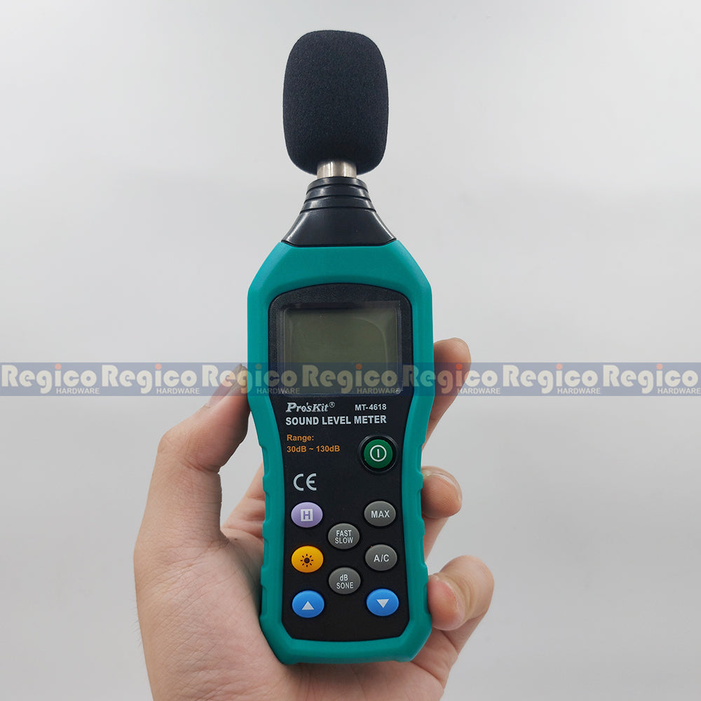 Proskit 30-130db Sound Level Decibel Noise Meter Noise Measuring Instrument Decibel Tester MT-4618
