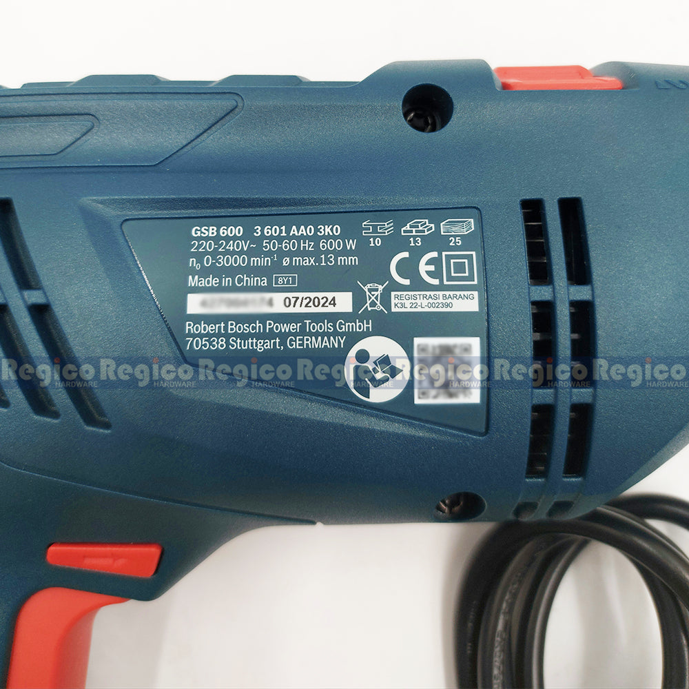 Bosch GSB 600 13mm Electric Impact Hammer Drill Original Genuine Bosch COC