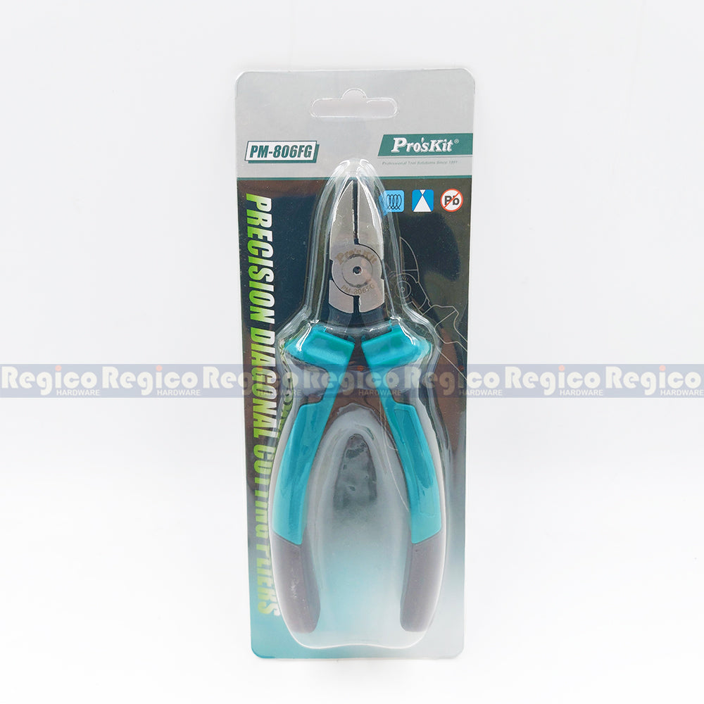Proskit 6in 160mm 60CrV Carbon Steel Precision Diagonal Cutter PM-806FG