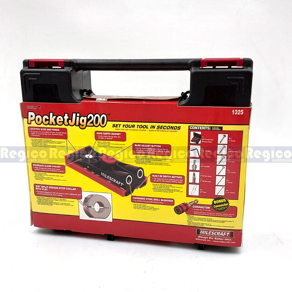 Milescraft Pocket Jig 200 Woodworking Tool (1325)