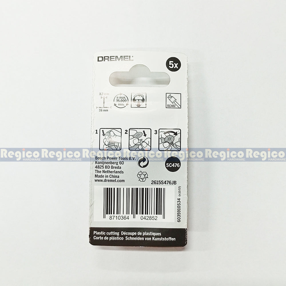 Dremel #SC476 1-1/2 EZ Lock Speed Clic Reinforced Cut-off Wheel Dremel Accessories
