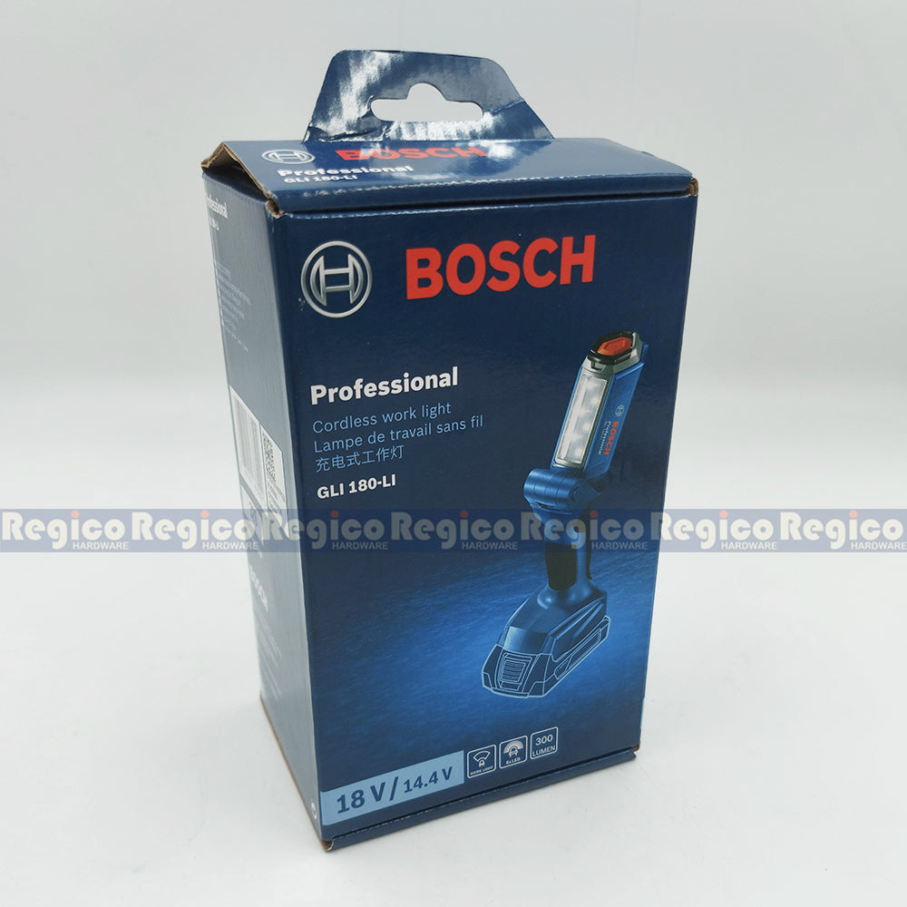 Bosch GLI 180 Led Torch Worklight Flashlight Lamp Original Genuine Bosch Cordless 18v (BATTERY AND CHARGER NOT INCLUDED)