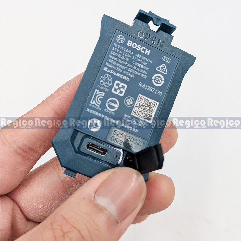 Bosch PRO BA 3.7V 1.0Ah Rechargeabale USB-C Battery for GLM GLL Line Laser Measuring Tools Bosch Accessories