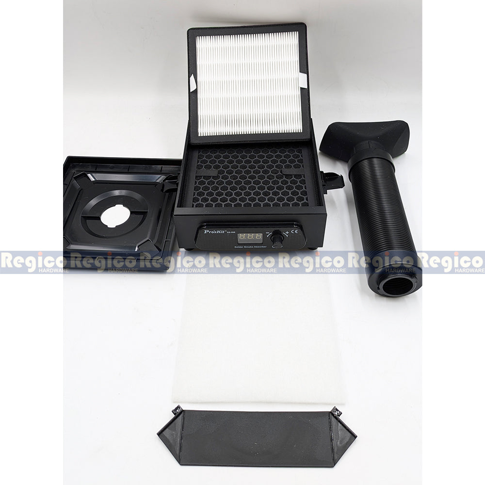 Proskit Desktop Smoke Purifier 3-layer Filter Element for Mobile Phone Repair Welding Solder Smoke Exhaust SS-596G