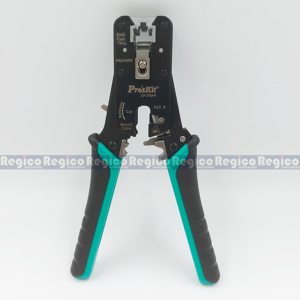 Proskit Cat 7 6 5 End Pass Through Wire Crimper CP-376AR