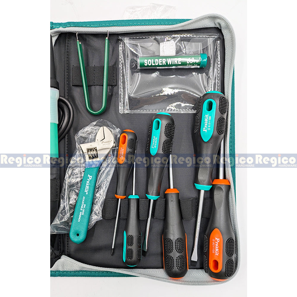 Proskit Electrician Repair with Soldering Iron Tool Kit PK-612NB