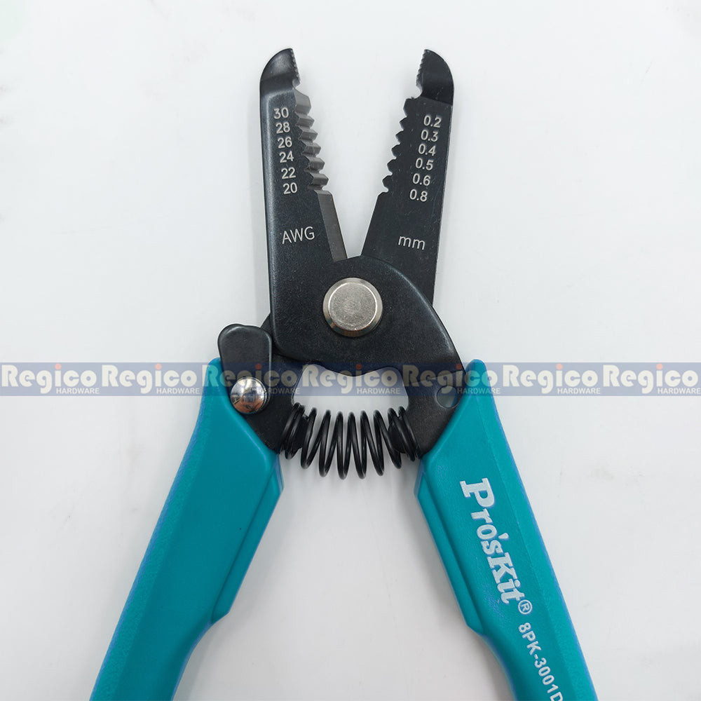 Proskit Electronic Wire Stripper Cutter Cutting Electrical Pliers Lineman Tools 8PK-3001D