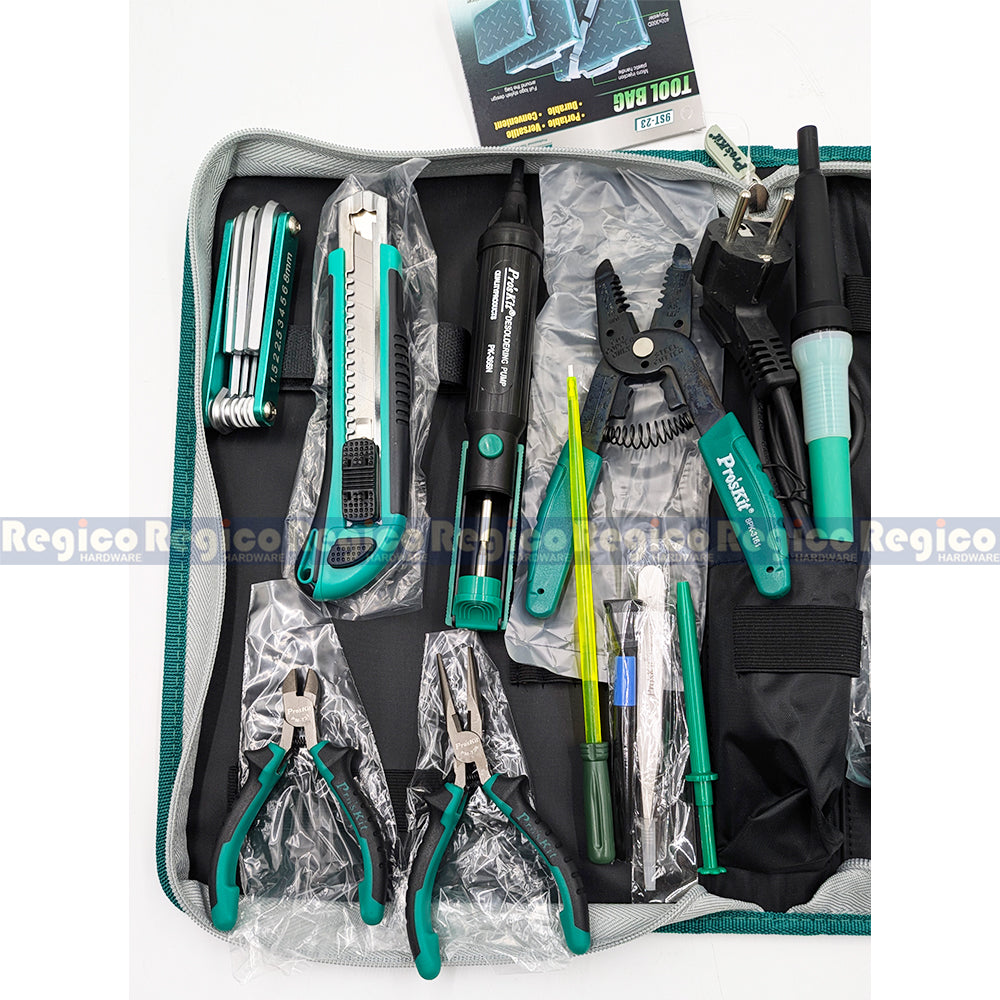 Proskit Electrician Repair with Soldering Iron Tool Kit PK-612NB