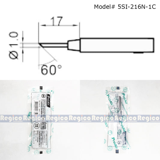 Pro'sKit Replacement Tip for Soldering Irons 5SI-216N 1C 2C 3C 4C K