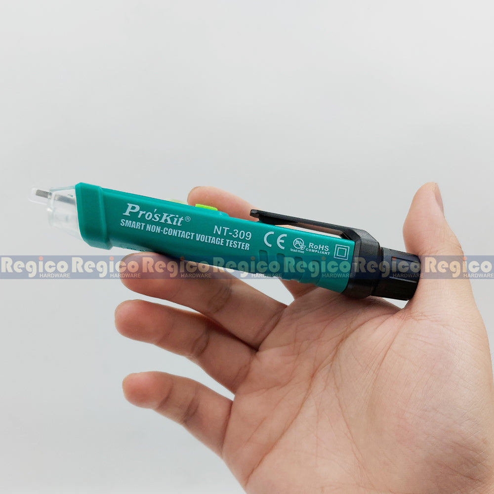 Proskit 12v 1000v CAT III Smart Non-Contact Voltage Tester Lineman Electrician Tools NT-309