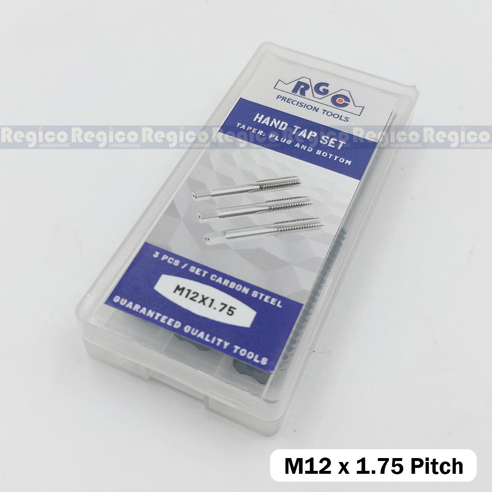 RGC Metric Carbon Steel Threaded Hand Tap Tapping Tool
