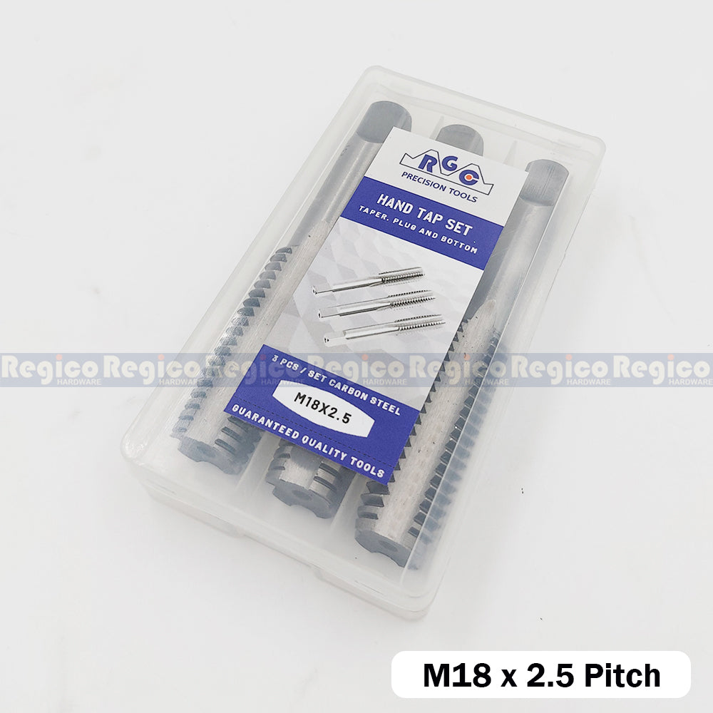 RGC Metric Carbon Steel Threaded Hand Tap Tapping Tool