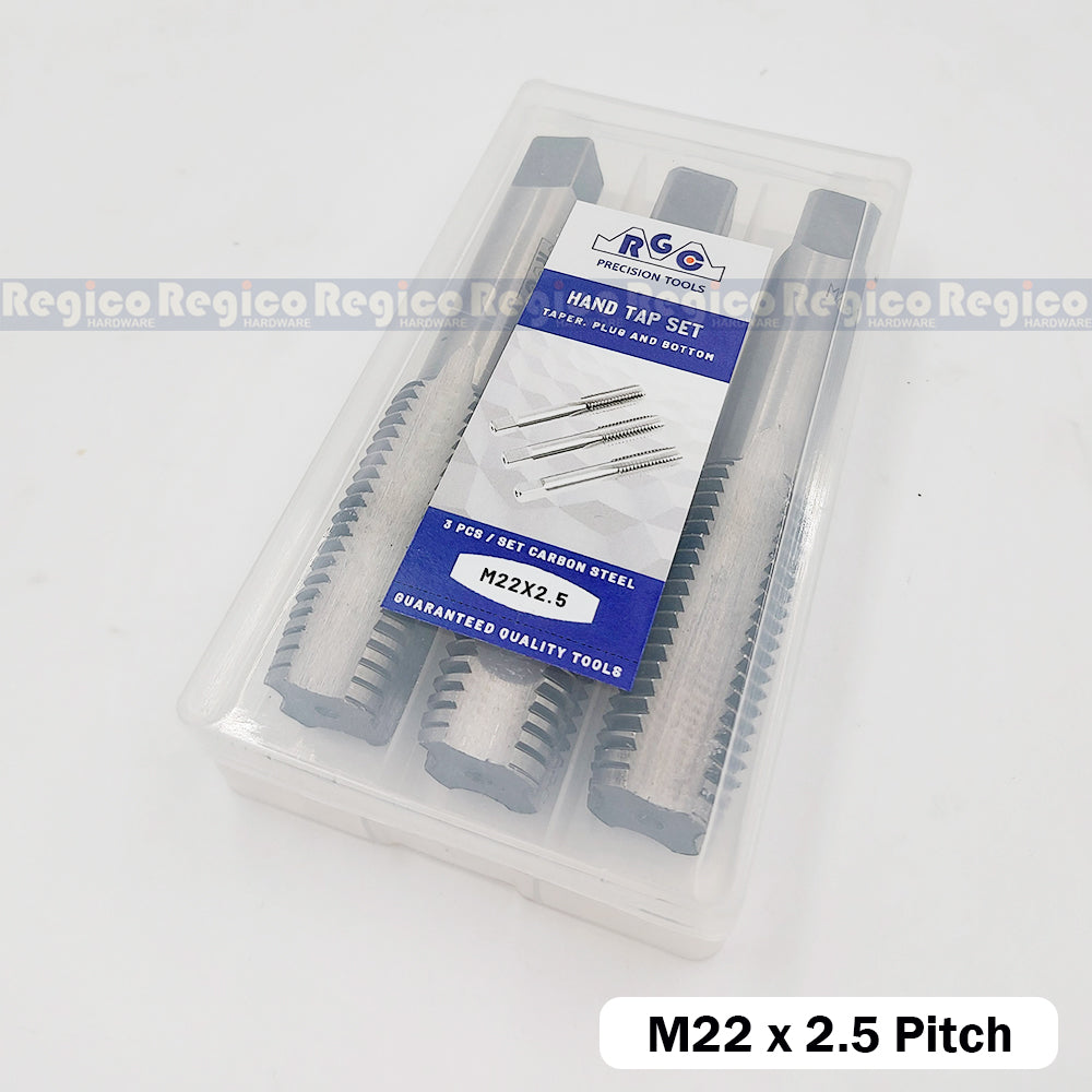 RGC Metric Carbon Steel Threaded Hand Tap Tapping Tool