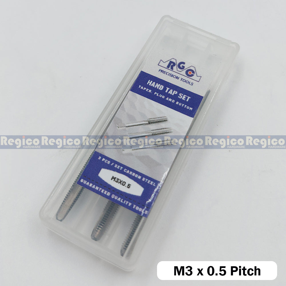 RGC Metric Carbon Steel Threaded Hand Tap Tapping Tool