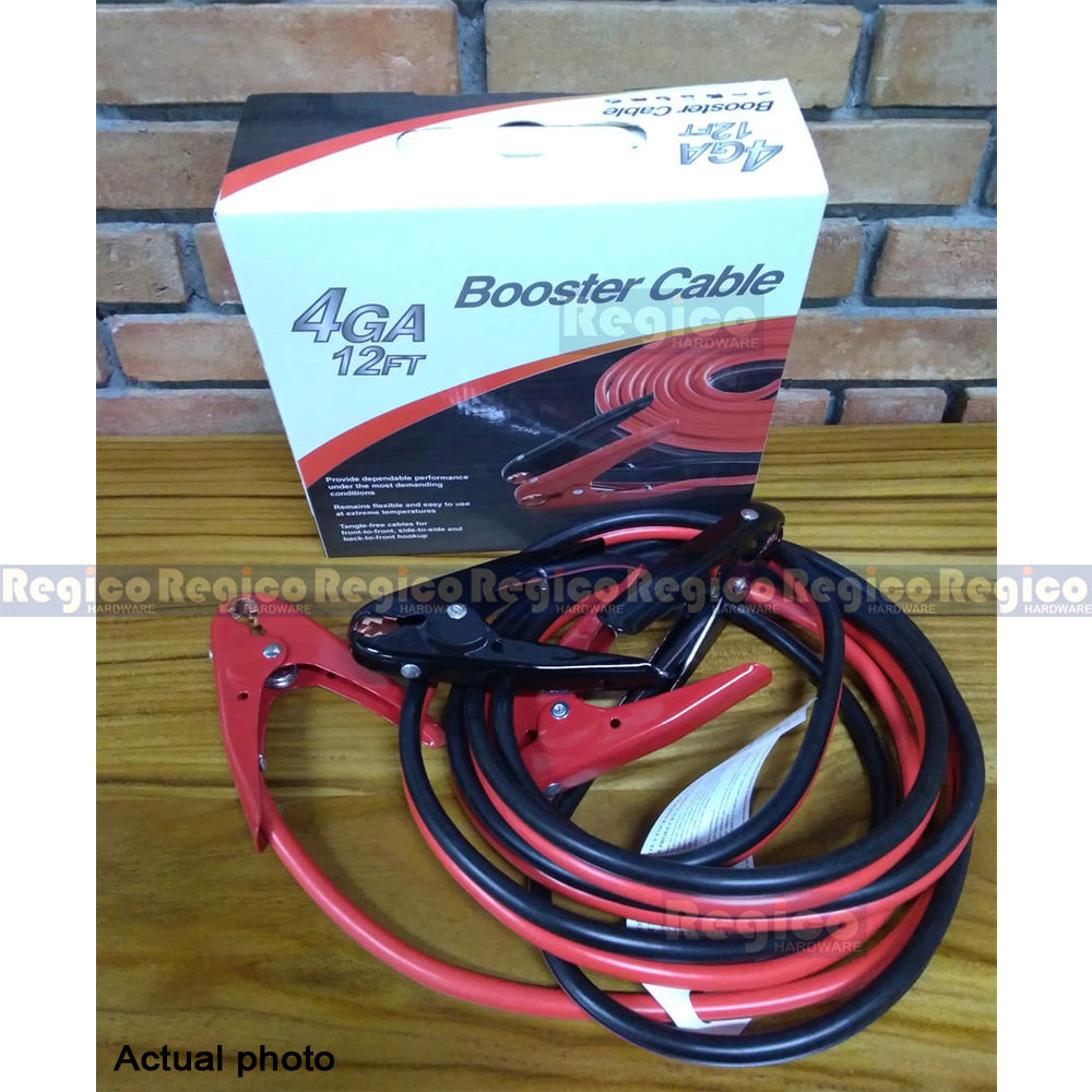 4GA Booster Cable 12ft