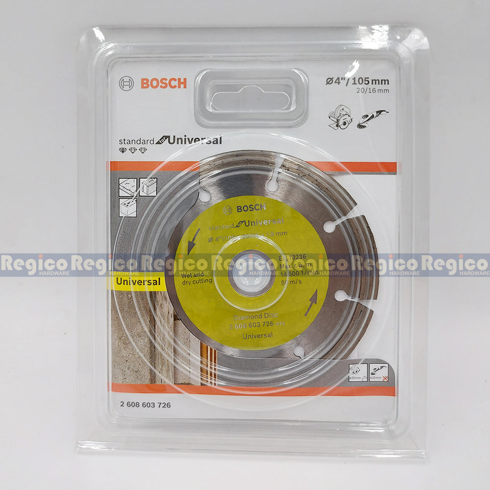 Bosch 105mm 4" Standard for Universal Diamond Segmented Cutting Wheel Bosch Accessories