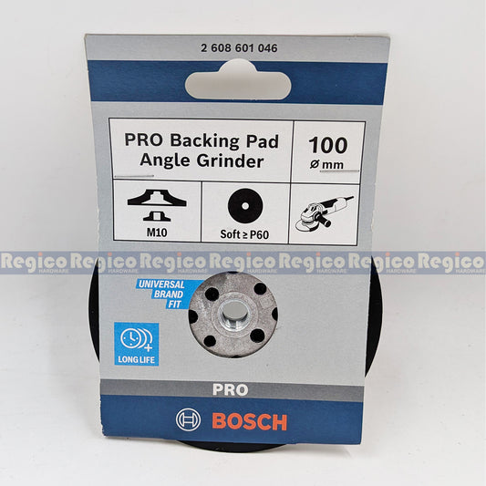 Bosch Pro 4" 100mm M10 Backing Pad for Angle Grinder Bosch Accessories