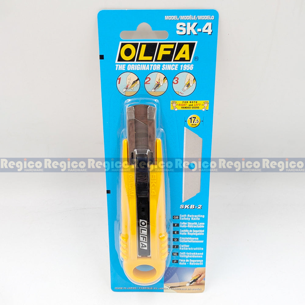 Olfa SK-4 Semi-Automatic Self-Retracting Safety Blade EDC Tool