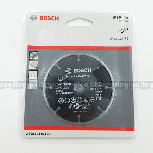 Bosch 3 inches 76mm Carbide Multiwheel Multi Material Cutting Disc for GWS 12v-76 Bosch Accessories