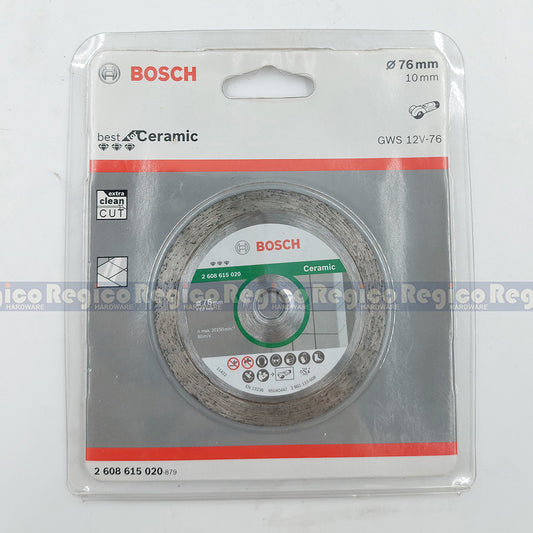 Bosch 3 inches 76mm Best for Ceramic Diamond Cutting Disc for GWs 12v-76 Bosch Accessories
